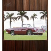 Металлическая табличка Aston Martin DB5 Vantage Convertible